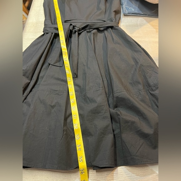 MELLODAY Black sleeveless Deep V back skater dress size L. - Picture 14 of 14